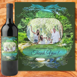 Vallarta Family Thank You River South 0366 Wine Label