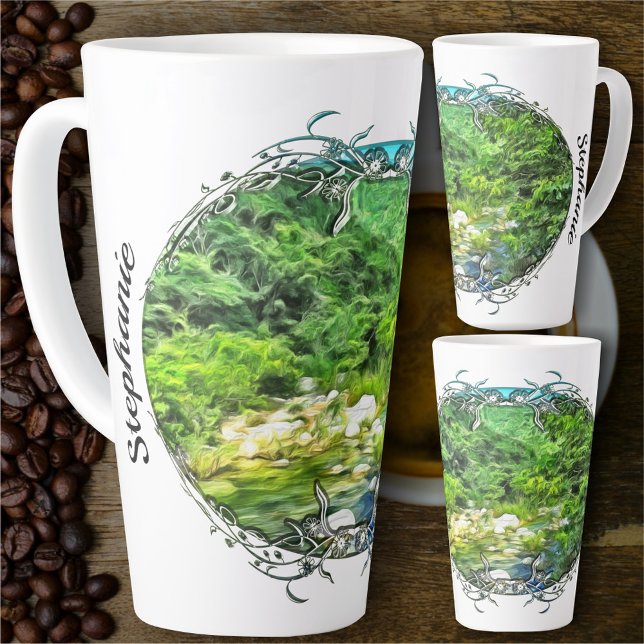 Vallarta River South 0366 Latte Mug (Creator Uploaded)