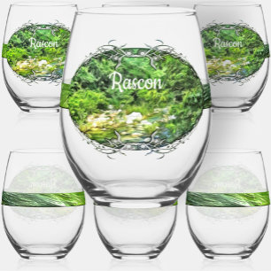 Vallarta River South 0366 Stemless Wine Glass