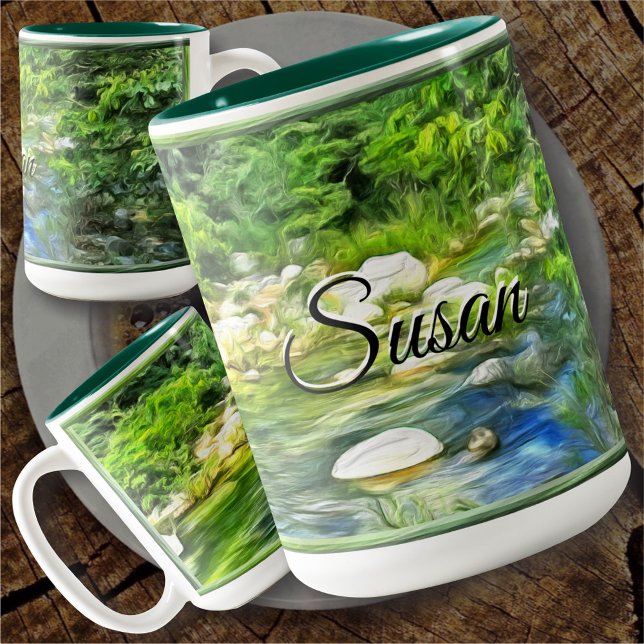 Vallarta River South 0366 Two-Tone Coffee Mug (Creator Uploaded)