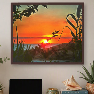 Vallarta Sunset El Rio Pitillal 2009 Art Print