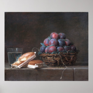 Vallayer-Coster - Basket Of Plums Poster
