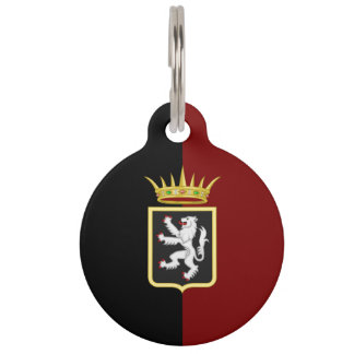 Valle d'Aosta (Region of Italy) flag Pet Tag