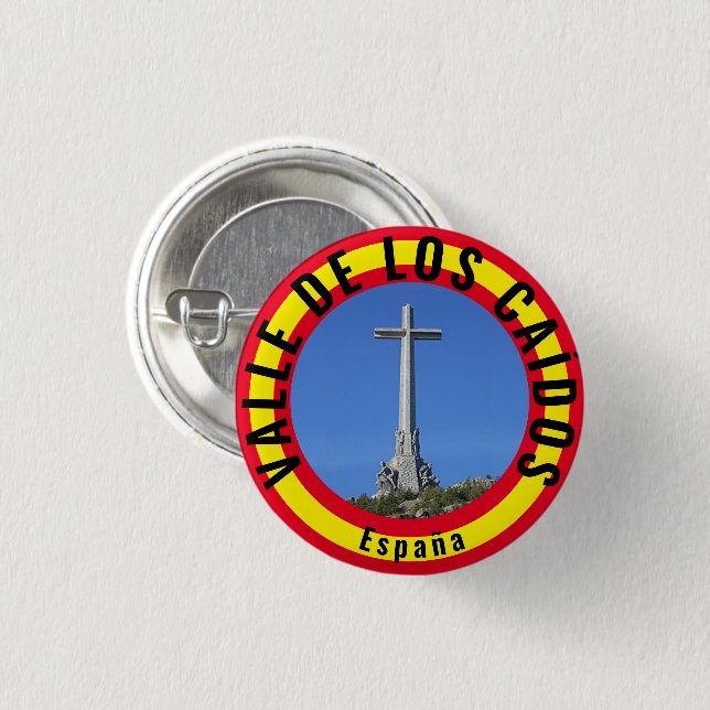 VALLE DE LOS CAÍDOS 3 CM ROUND BADGE (Front & Back)