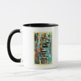 Vallejo, California - Large Letter Scenes Mug