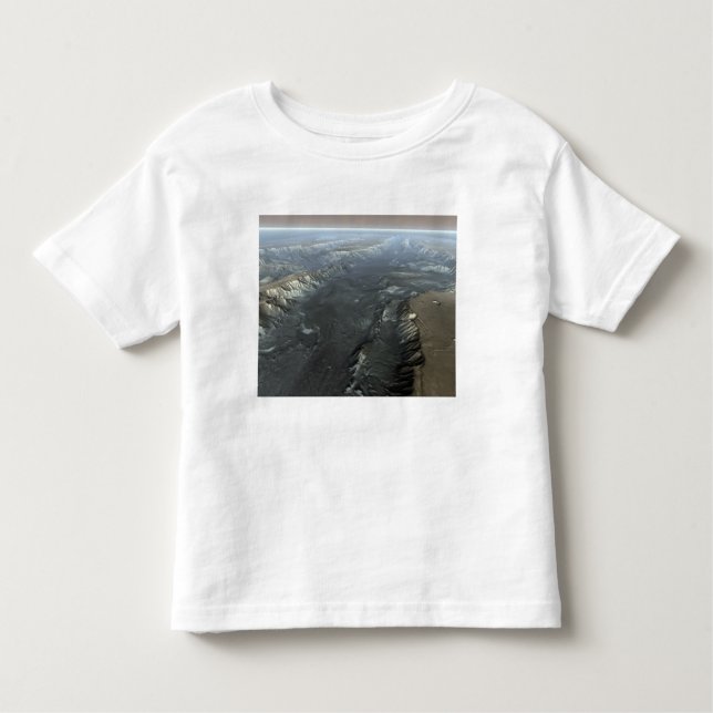 Valles Marineris, the Grand Canyon of Mars Toddler T-Shirt (Front)