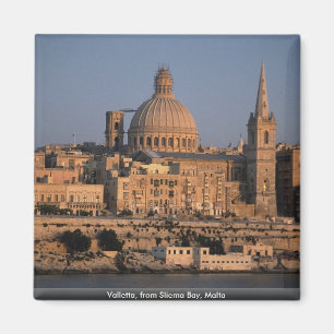 Valletta, from Sliema Bay, Malta Magnet