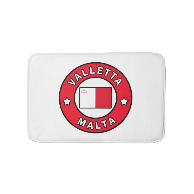 Valletta Malta Bath Mat (Front)