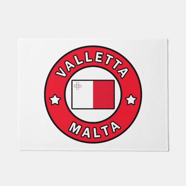 Valletta Malta Doormat (Front)