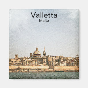 Valletta Malta Mediterranean Magnet