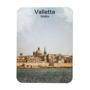 Valletta Malta Mediterranean Magnet