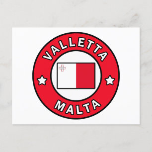 Valletta Malta Postcard
