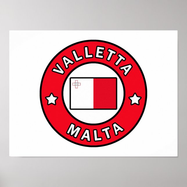 Valletta Malta Poster (Front)