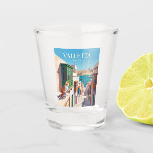 Valletta Malta Shot Glass