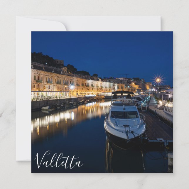 Valletta waterfront district with small harbor (Front)