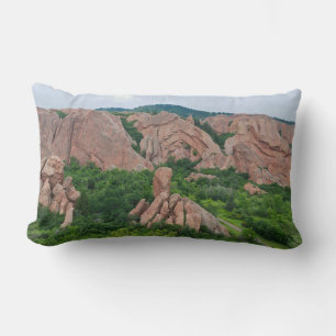 Valley and Rock Formations at Roxborough Lumbar Cushion