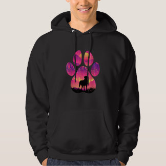 Valley Bulldog Paw Mom Dad Dog Women Men Hoodie