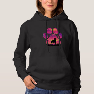 Valley Bulldog Paw Mom Dad Dog  Women Men Hoodie