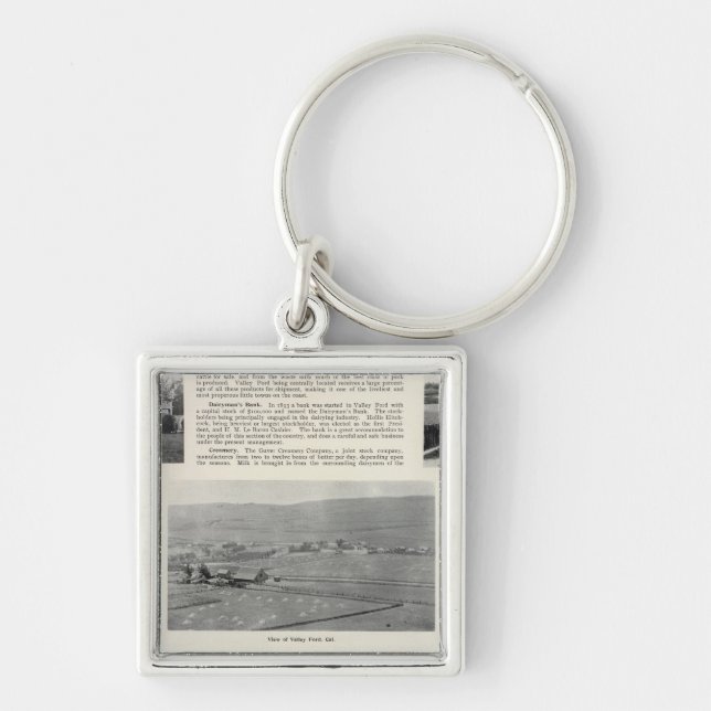 Valley Ford, California Key Ring (Front)