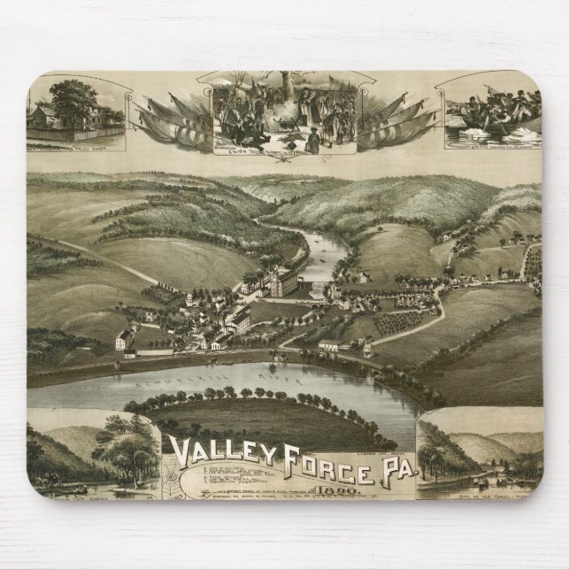 Valley Forge Pa 1890 Mouse Pad (Front)