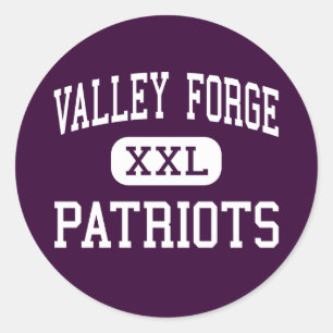 Valley Forge - Patriots - High - Parma Heights Classic Round Sticker