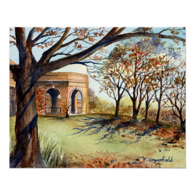 Valley Garden Harrogate by Farida Greenfield Poster (Front)