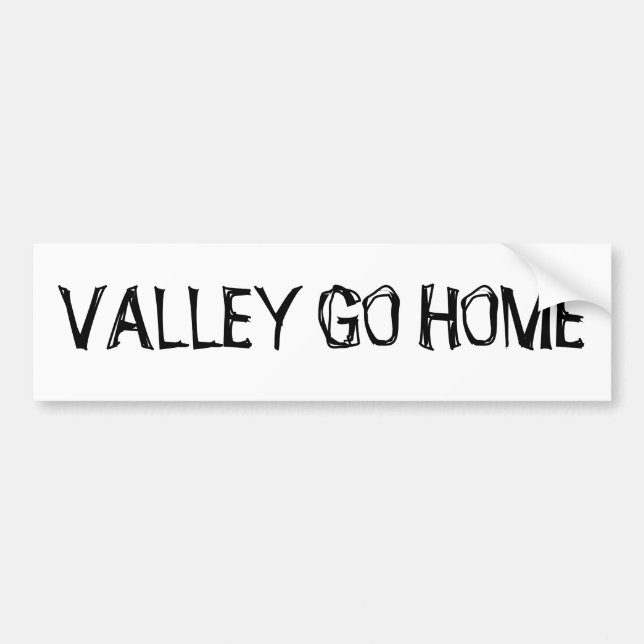 VALLEY GO HOME STICKER (Front)