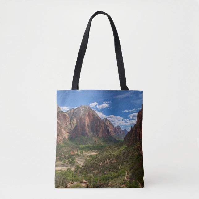 Valley in Zion National Park Tote Bag (Front)
