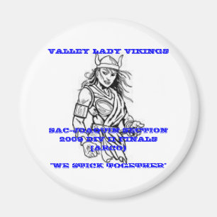 Valley Lady Vikings Magnet