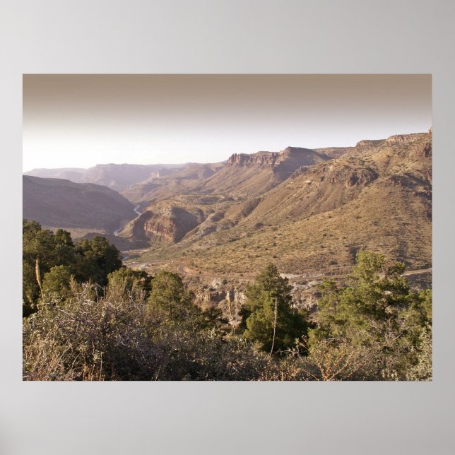 Valley near Velarde New Mexico - Poster (Front)