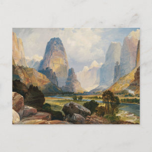 Valley of Babbling Waters, Southern Utah by Moran Postcard