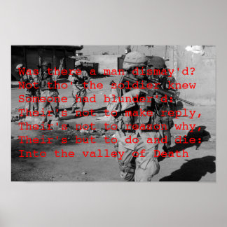 Valley of Death in Iraq Poster