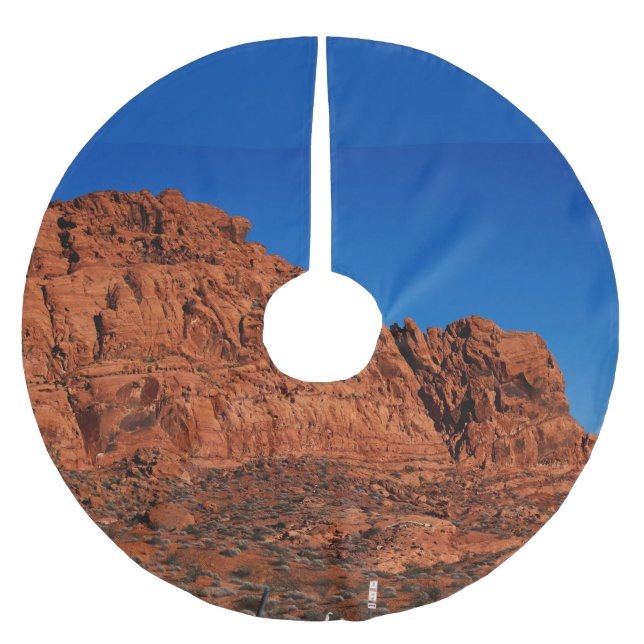 Valley of Fire Brushed Polyester Tree Skirt (Front)