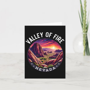 Valley Of Fire Hiking Souvenir Card