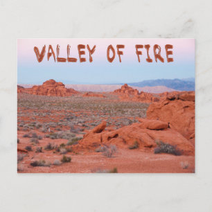 Valley of Fire Landscape Postcard