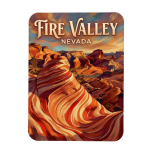 Valley of Fire Nevada Magnet