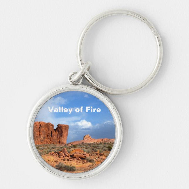 Valley of Fire, Nevada magnet Key Ring (Front)