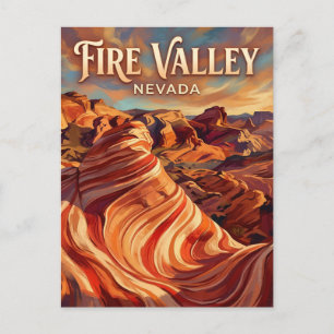 Valley of Fire Nevada Postcard