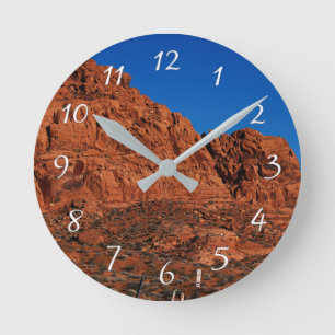 Valley of Fire Round Clock