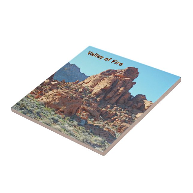 Valley of Fire State Park Ceramic Tile (Side)
