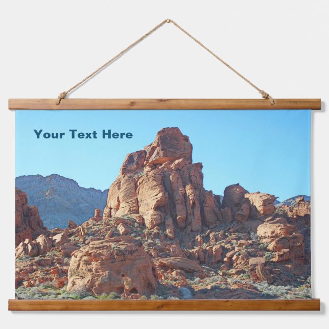 Valley of Fire State Park Hanging Tapestry (Front)