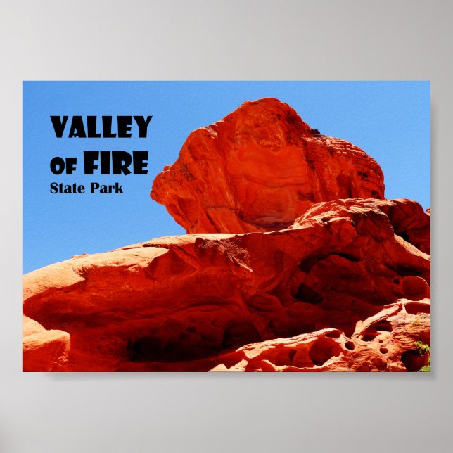 Valley of Fire State Park Nevada America USA Poster (Front)