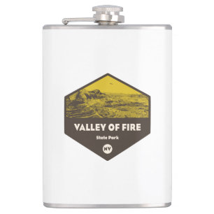 Valley of Fire State Park Nevada Hip Flask