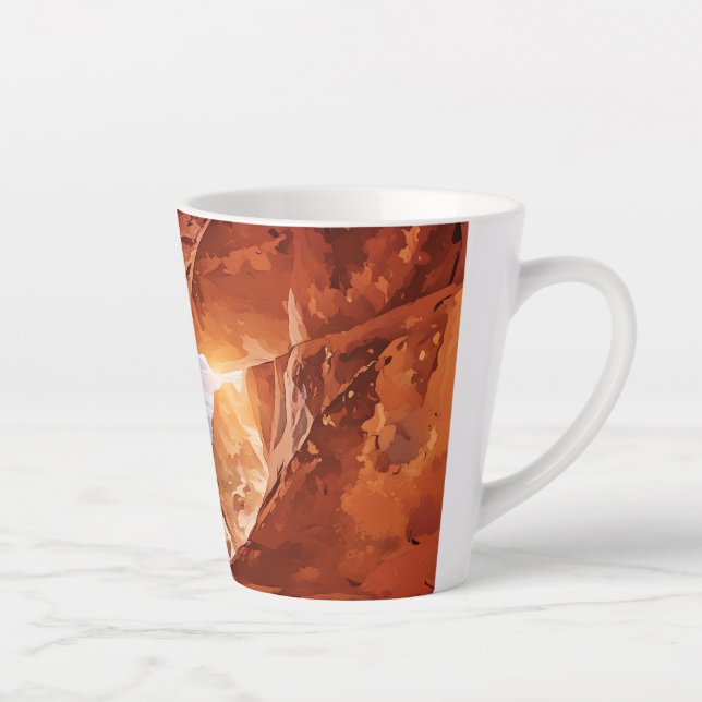 Valley of Fire State Park, Nevada Latte Mug (Right)