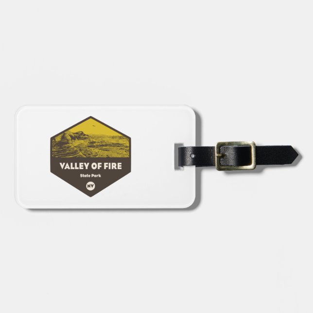 Valley of Fire State Park Nevada Luggage Tag (Front Horizontal)