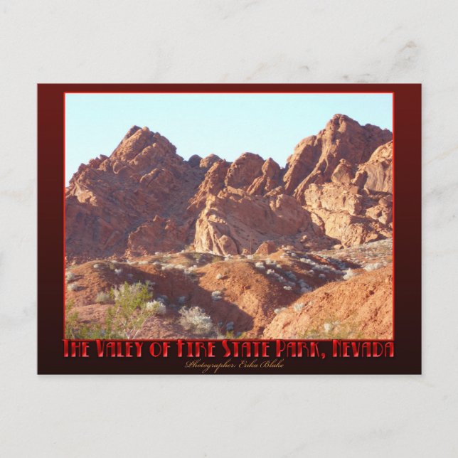 Valley of Fire State Park Postcard (Front)