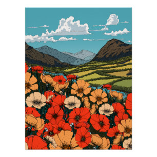 Valley of Flowers Poster