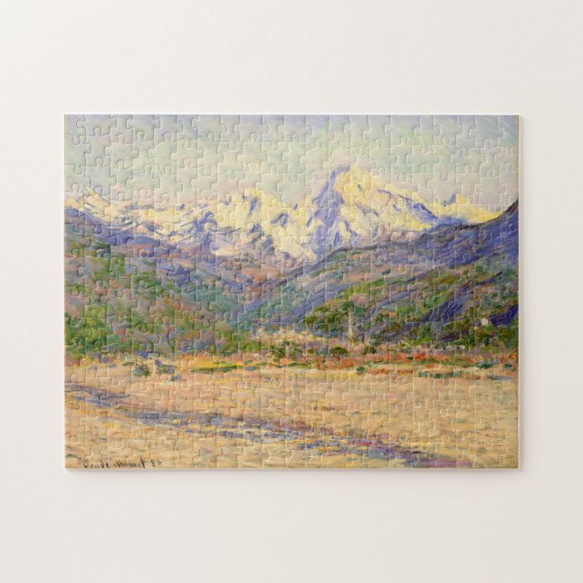 Valley of Nervia Monet Fine Art Jigsaw Puzzle (Horizontal)