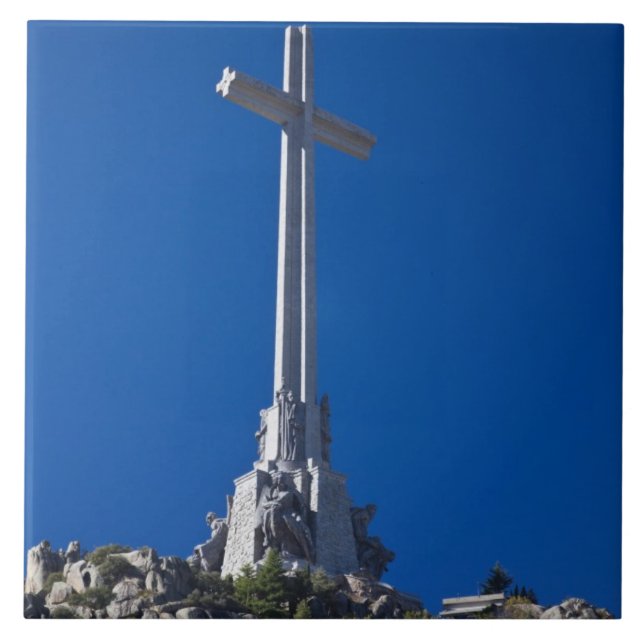 Valley of the fallen, monument ceramic tile (Front)