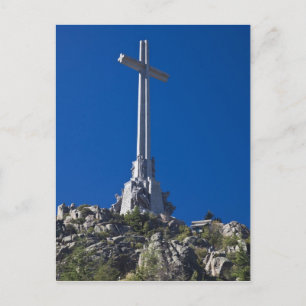 Valley of the fallen, monument postcard